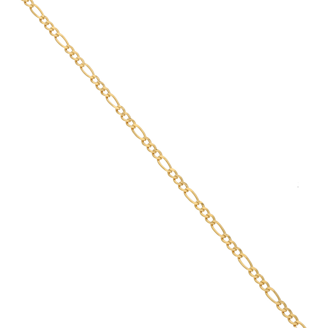 Gold Figaro Bracelet 18KT - FKJBRL18KU6560