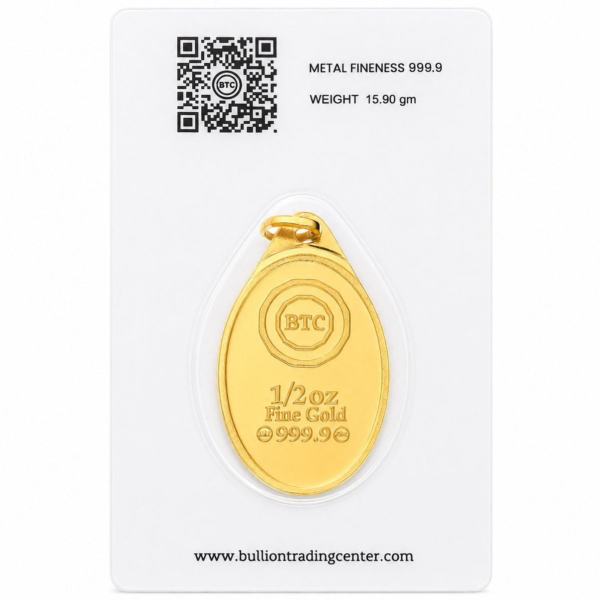 سبيكة ذهب BTC بوزن نصف أونصة بتصميم «أحبك» عيار 24 قيراط – FKJGBR24K6936