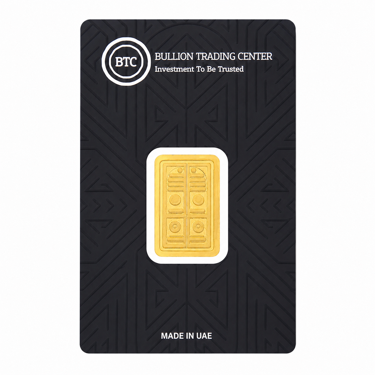 BTC 20 Grams The Door of the Kaaba Gold Bar 24KT - FKJGBR24K6639