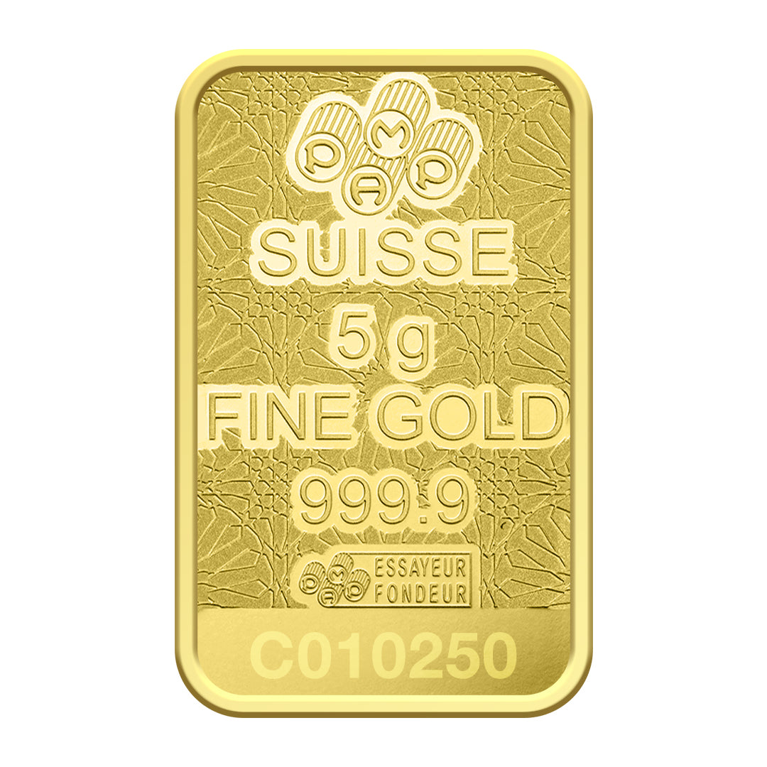 سبيكة ذهب بامب سويس بتصميم الصقر العربي بوزن 5 جرام عيار 24 قيراط – FKJGBR24K2359