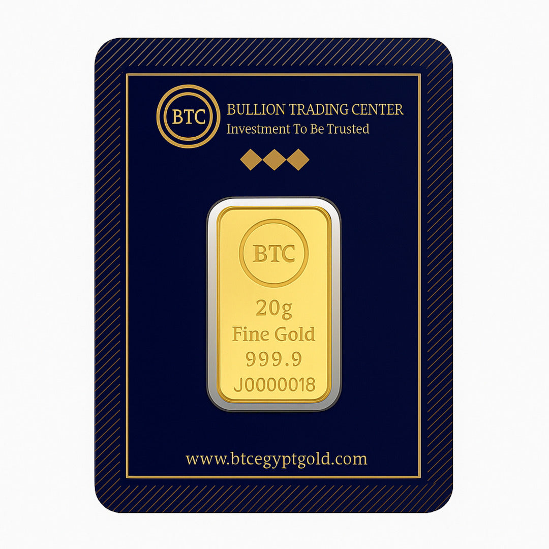 BTC 20 Gram Gold Bar 24KT - FKJGBR24K6673
