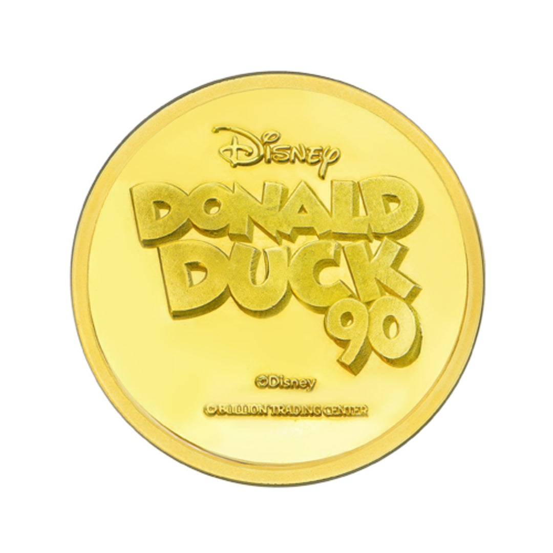 Disney Donald Duck 8 Grams BTC Coin 999.9 Purity - FKJCON24K6693