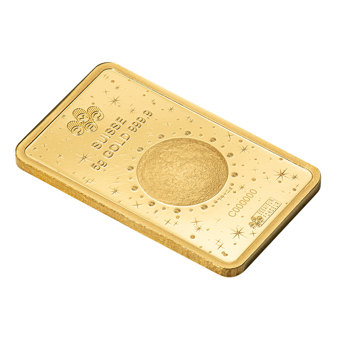 سبيكة ذهب PAMP Suisse من مجموعة «أساطير القمر» لعام 2026، بتصميم عام الحصان، بوزن 5 جرام عيار 24 قيراط – FKJGBR24K6894