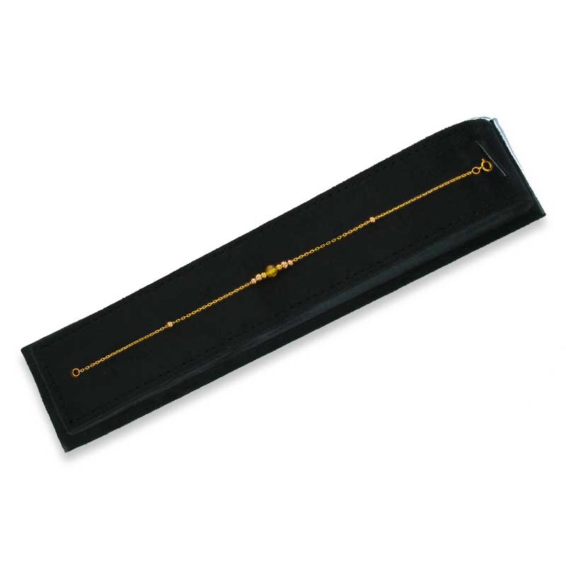 Gold Beads Bracelet 21KT - FKJBRL21KU6022