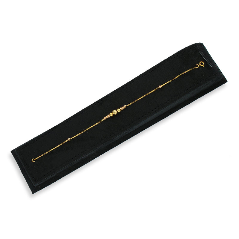 Gold Beads Bracelet 21KT - FKJBRL21KU6039