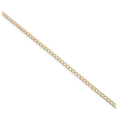 Gold Curb Bracelet 18KT - FKJBRL18KU6128