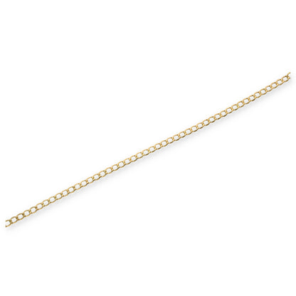 Gold Curb Bracelet 18KT - FKJBRL18KU6356