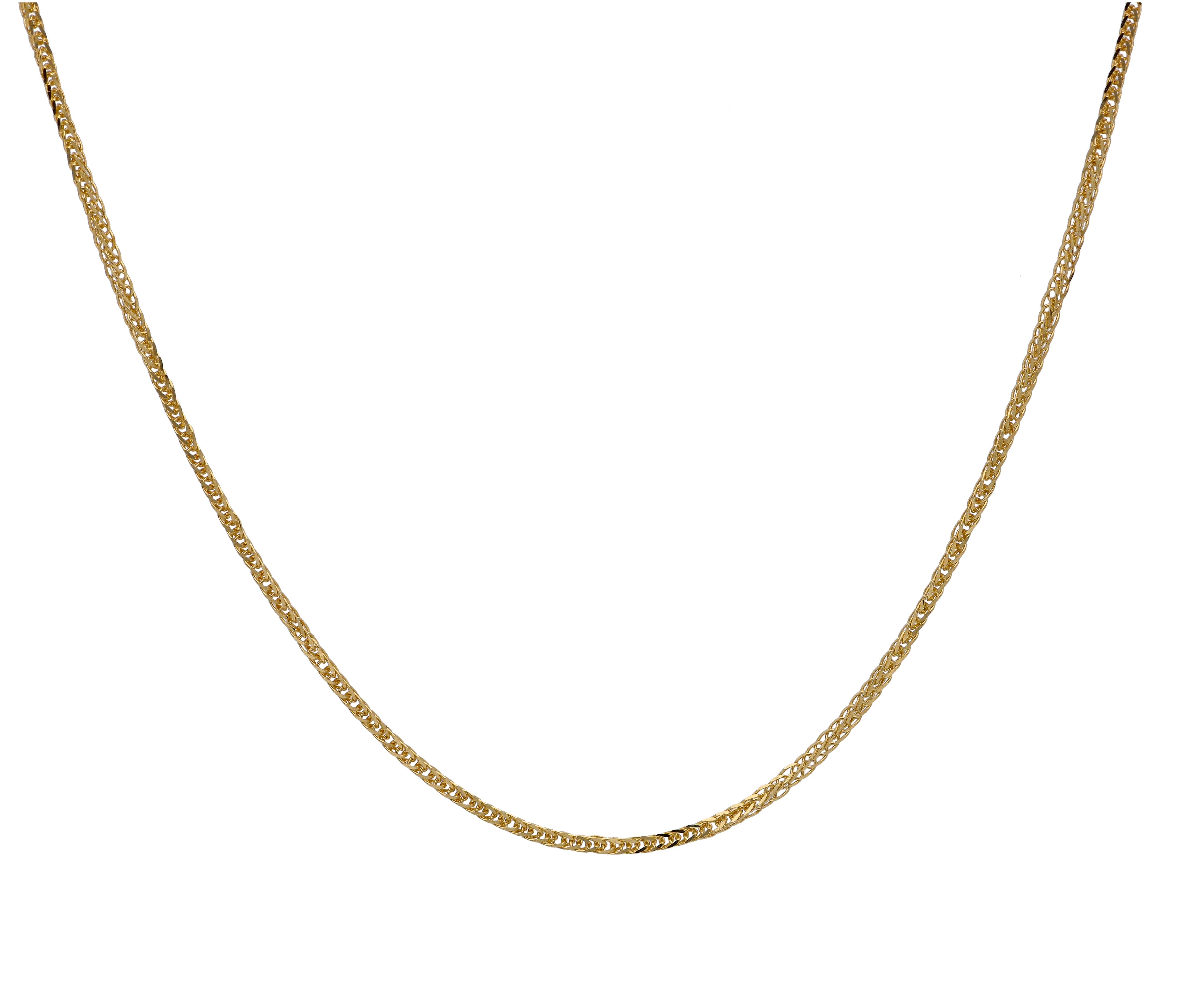 Gold 18 Inches Chain in 18KT - FKJCN18KU6309