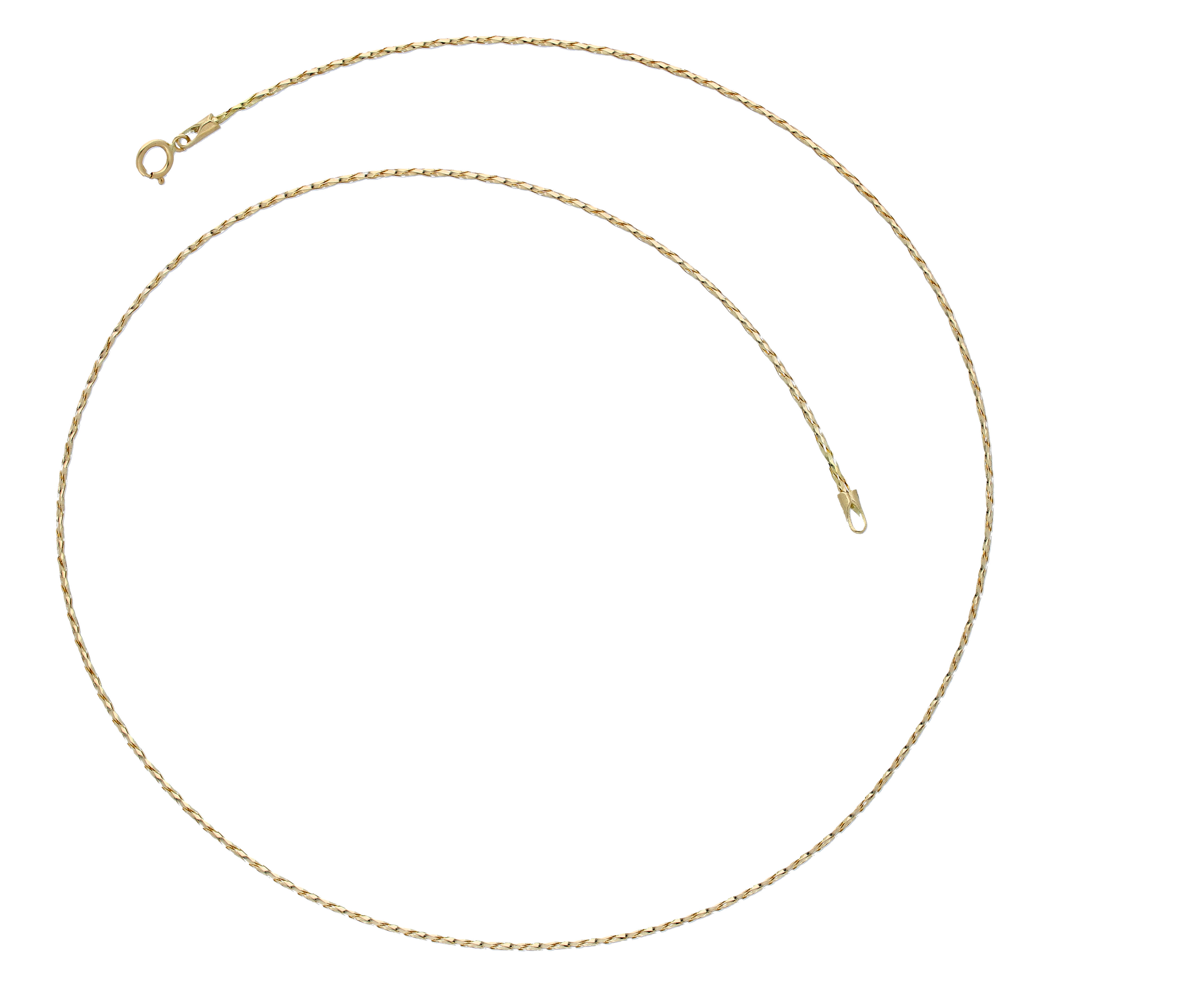 Gold 18 Inches Chain in 18KT - FKJCN18KU6308