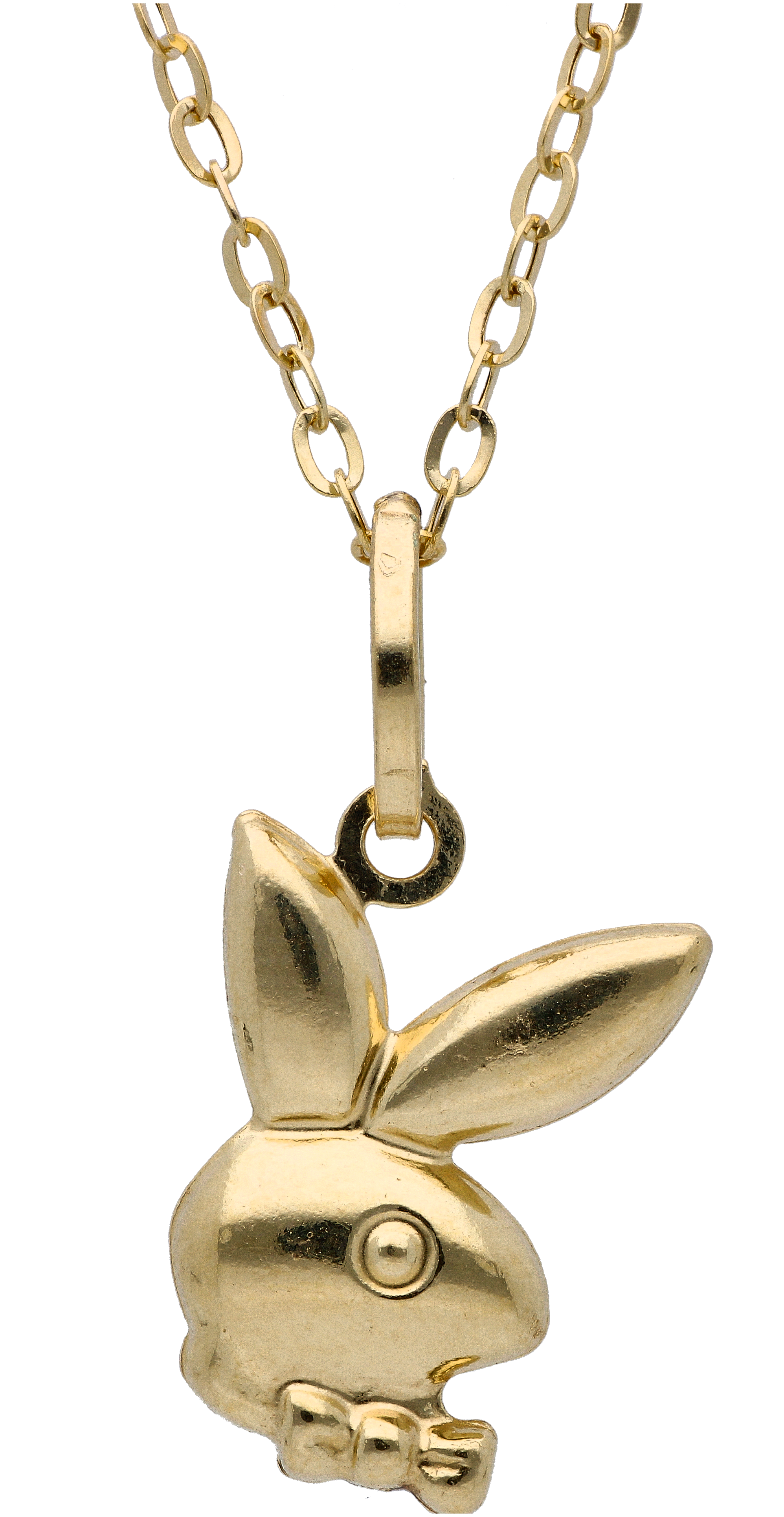 Gold Necklace (Chain with Playboy Pendant) 18KT - FKJNKL18KU6301
