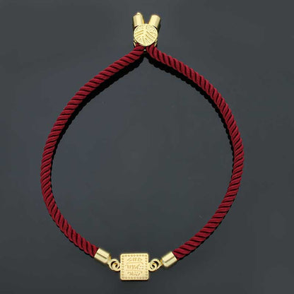 Gold String Bracelet 21KT - FKJBRL21KU6581