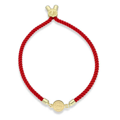 Gold Coin String Bracelet 21KT - FKJBRL21KU6582