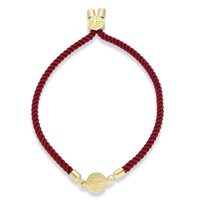 Gold Coin String Bracelet 21KT - FKJBRL21KU6582