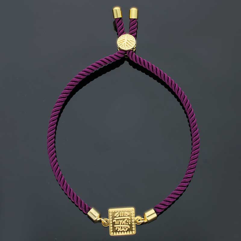 Gold String Bracelet 21KT - FKJBRL21KU6581