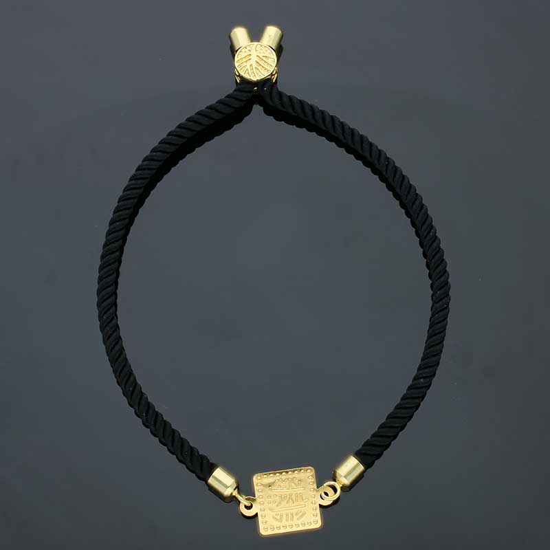 Gold String Bracelet 21KT - FKJBRL21KU6581