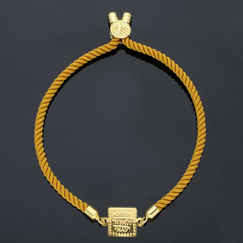 Gold String Bracelet 21KT - FKJBRL21KU6581