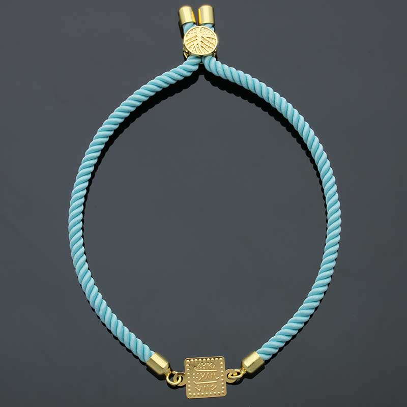 Gold String Bracelet 21KT - FKJBRL21KU6581