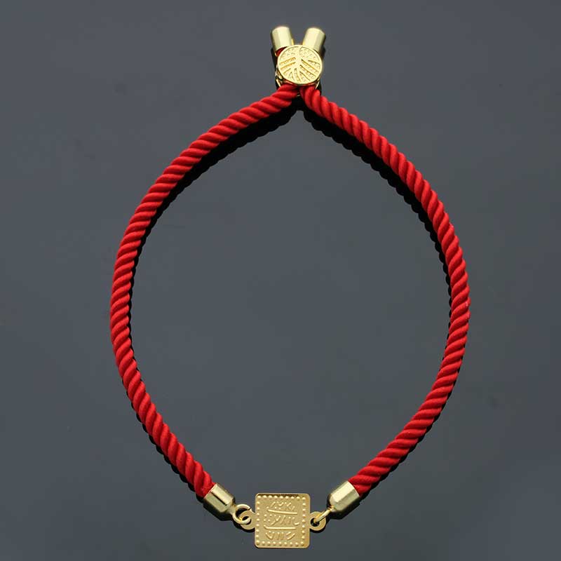 Gold String Bracelet 21KT - FKJBRL21KU6581