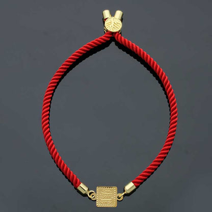 Gold String Bracelet 21KT - FKJBRL21KU6581