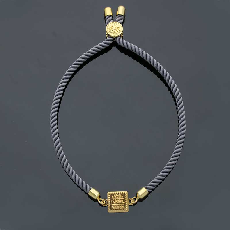 Gold String Bracelet 21KT - FKJBRL21KU6581