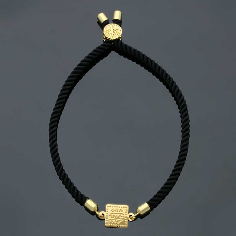 Gold String Bracelet 21KT - FKJBRL21KU6581