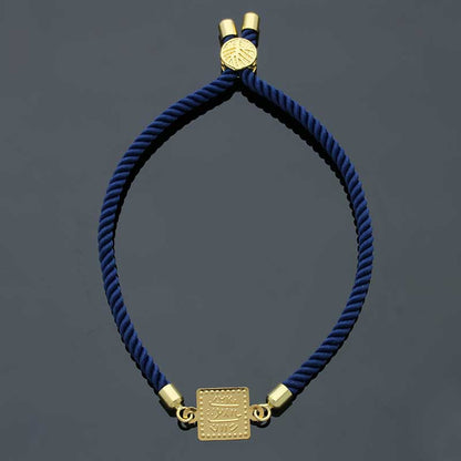 Gold String Bracelet 21KT - FKJBRL21KU6581
