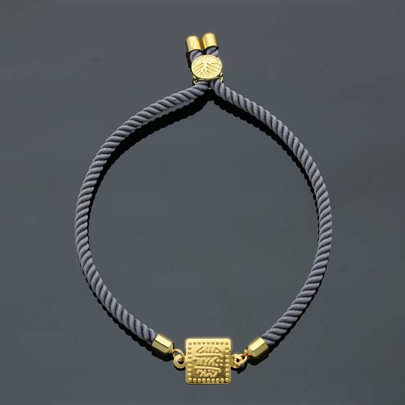 Gold String Bracelet 21KT - FKJBRL21KU6581