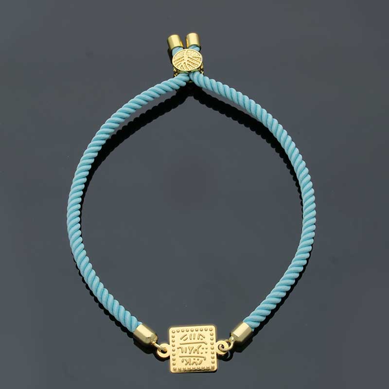 Gold String Bracelet 21KT - FKJBRL21KU6581