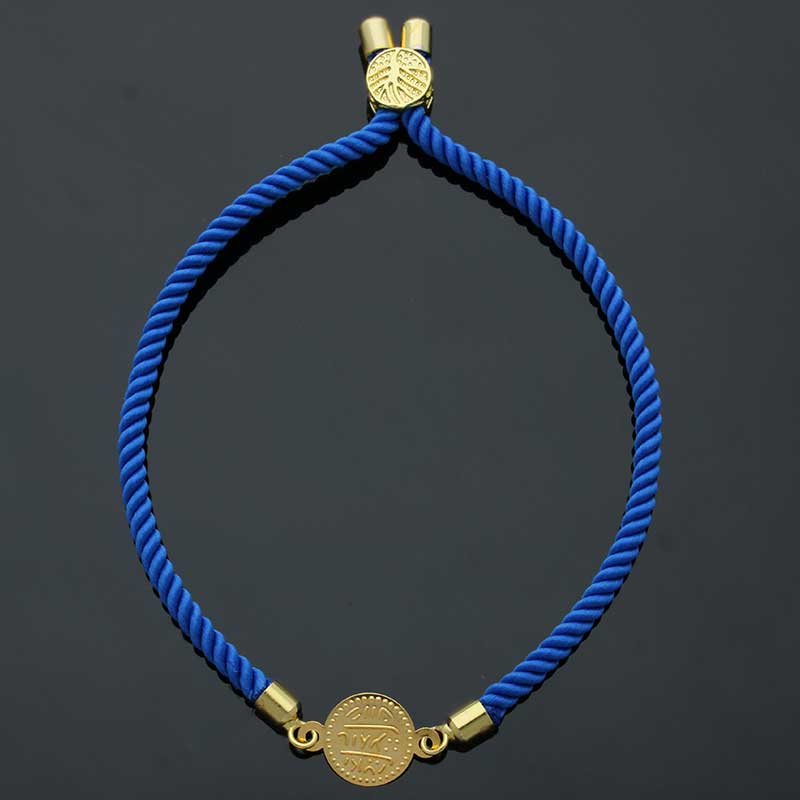 Gold Coin String Bracelet 21KT - FKJBRL21KU6582