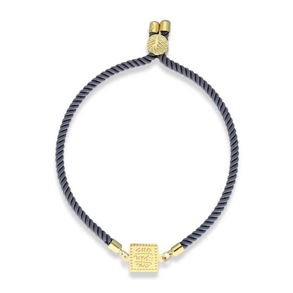 Gold String Bracelet 21KT - FKJBRL21KU6581