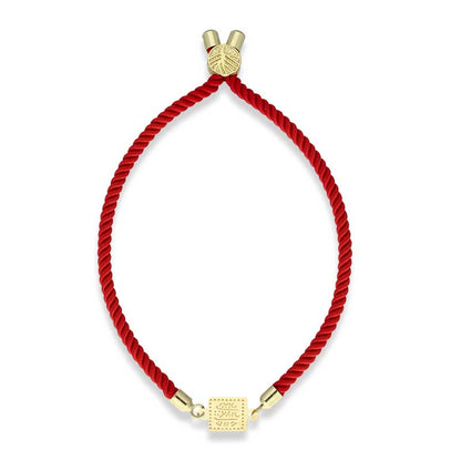 Gold String Bracelet 21KT - FKJBRL21KU6581