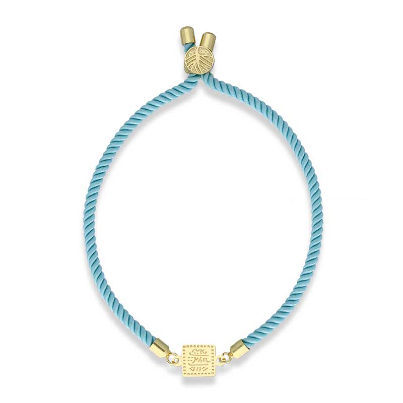 Gold String Bracelet 21KT - FKJBRL21KU6581