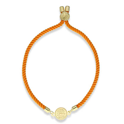 Gold Coin String Bracelet 21KT - FKJBRL21KU6582