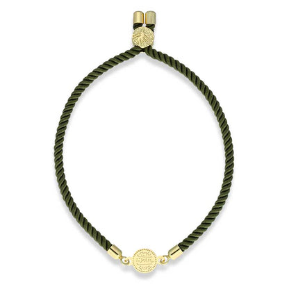 Gold Coin String Bracelet 21KT - FKJBRL21KU6582