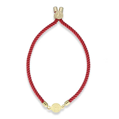Gold Coin String Bracelet 21KT - FKJBRL21KU6582