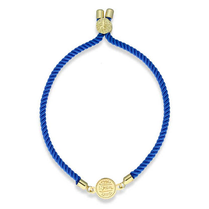 Gold Coin String Bracelet 21KT - FKJBRL21KU6582