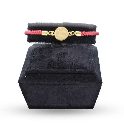 Gold Coin String Bracelet 21KT - FKJBRL21KU6582
