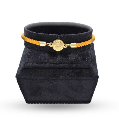 Gold Coin String Bracelet 21KT - FKJBRL21KU6582