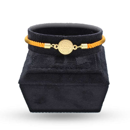 Gold Coin String Bracelet 21KT - FKJBRL21KU6582