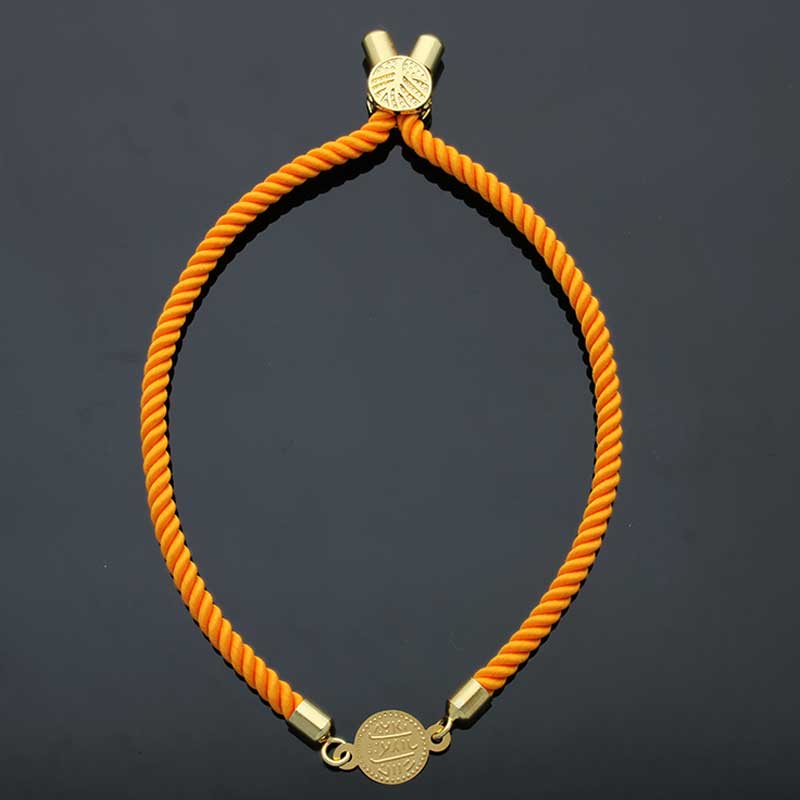 Gold Coin String Bracelet 21KT - FKJBRL21KU6582