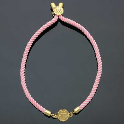 Gold Coin String Bracelet 21KT - FKJBRL21KU6582