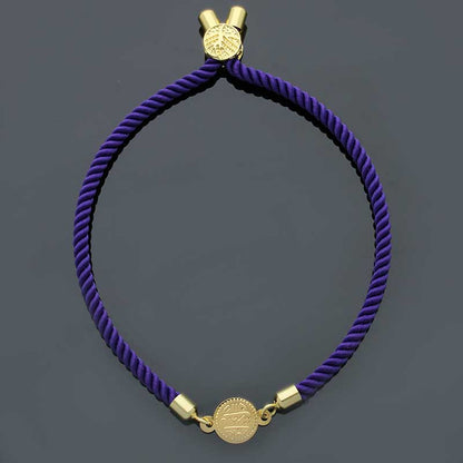 Gold Coin String Bracelet 21KT - FKJBRL21KU6582