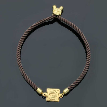 Gold String Bracelet 21KT - FKJBRL21KU6581