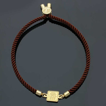 Gold String Bracelet 21KT - FKJBRL21KU6581