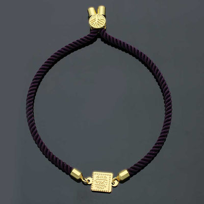 Gold String Bracelet 21KT - FKJBRL21KU6581