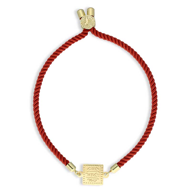 Gold String Bracelet 21KT - FKJBRL21KU6581