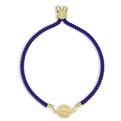 Gold Coin String Bracelet 21KT - FKJBRL21KU6582
