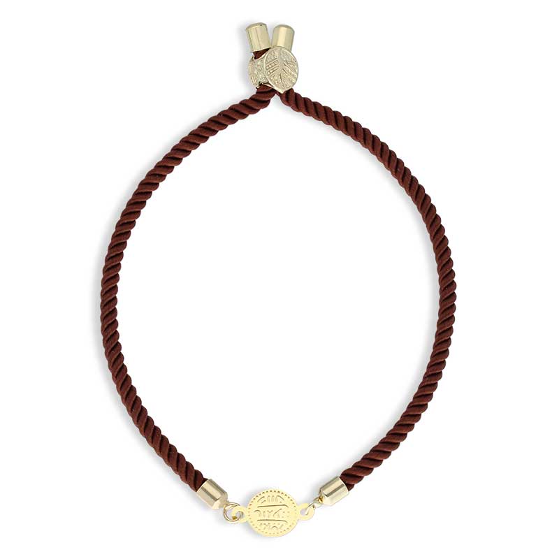 Gold Coin String Bracelet 21KT - FKJBRL21KU6582