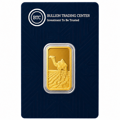BTC 20 Gram Camel Gold Bar 24KT - FKJGBR24K7045