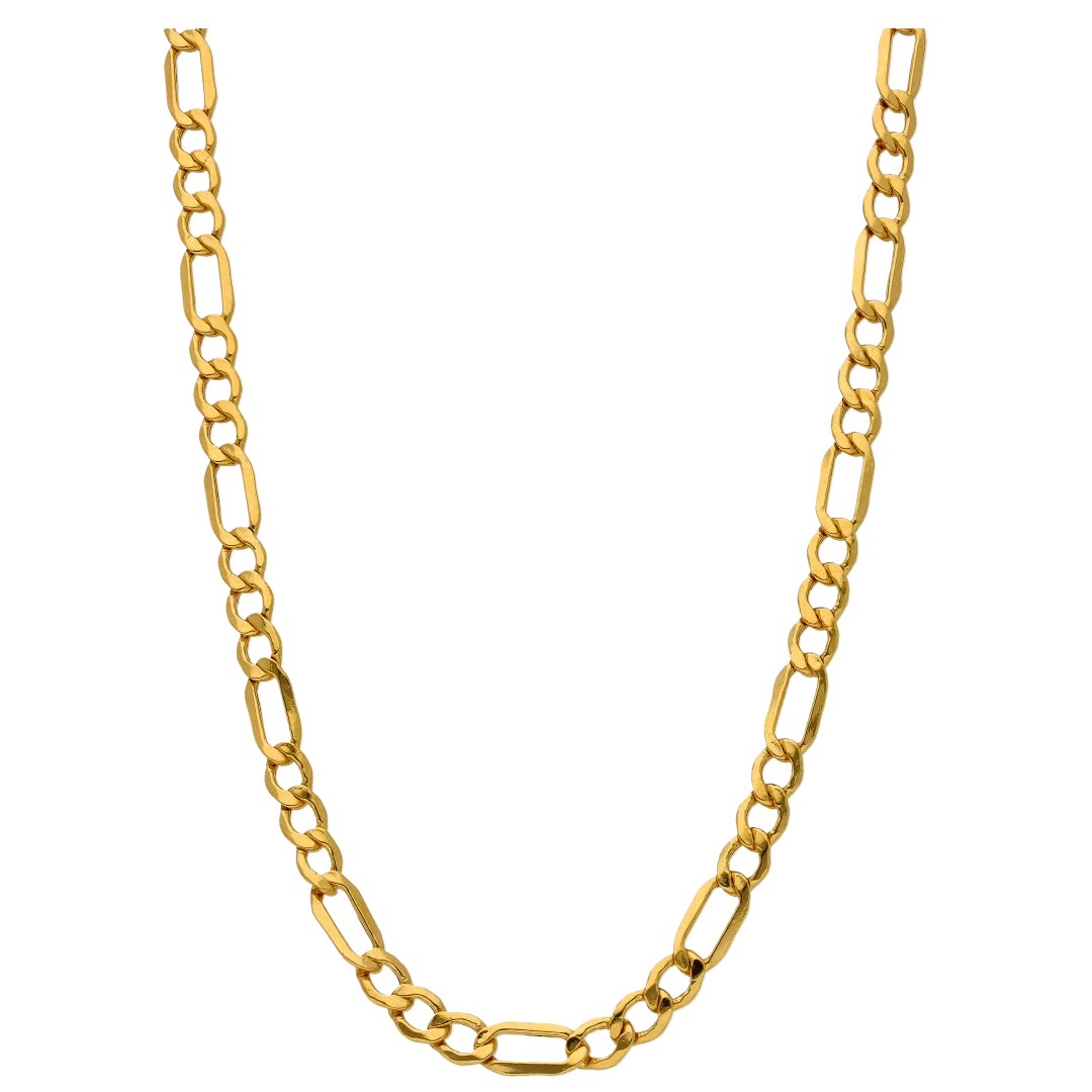 Gold Figaro Chain 22KT - FKJCN22KU6629